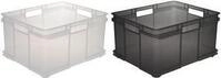 keeeper Aufbewahrungsbox Euro-Box XXL bruno, 54 L, grau crystal-grey, &auml;u&szlig;erst