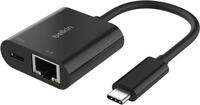 Belkin - Netzwerkadapter - USB-C - Gigabit Ethernet x 1 + USB-C (nur