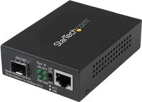 StarTech.com Gigabit Ethernet Glasfaser Medienkonverter mit offenem SFP Steckplatz -