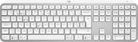 Logitech MX Keys S Tastatur RF Wireless + Bluetooth QWERTZ Schweiz Aluminium - Wei&szlig;