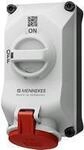 MENNEKES 5603506G Wandsteckdose DUO 32A5P6h 400V IP44 (5603506G)