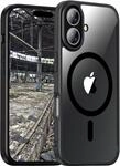 JT Berlin BackCase Pankow Hybrid MagSafe- Apple iPhone 16- schwarz/transparent-