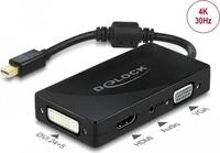 DeLOCK - Videoschnittstellen-Converter - DisplayPort / HDMI / DVI / VGA - Mini