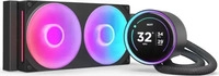 NZXT RL-KR24E-B2, NZXT KRAKEN Elite V2 240 RGB Wak&uuml; Display Black RL-KR24E-B2