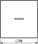 Jung HOME Taster 1fach BTLS17101SWM 1 (BTLS17101SWM)