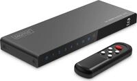 Digitus 4K HDMI Switch - 5x1 - HDMI - Mikro-USB - Metall - Schwarz - 18 Gbit/s -