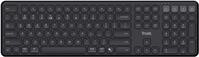 Trust Vaiya Kabellose Tastatur f&uuml;r mehrere Ger&auml;te - Schwarz DE (25636)