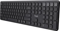 Trust Vaiya Tastatur Universal USB + RF Wireless + Bluetooth US Englisch Schwarz
