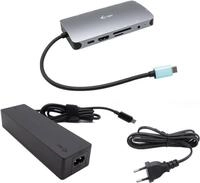 I-TEC USB-C Metal Dock 1xHDMI 1xVGA 1xSD+1xmicroSD Kartenleser 1xGLAN 1xAudio/Mic