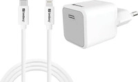 Sandberg 441-57, Sandberg - Netzteil - 2-in-1 - 20 Watt - 3 A - PD (24 pin USB-C) -