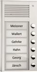 AP-Tuerstation PAK06-EN Audio 6 Tasten 1-r. AP silber (PAK06-EN)