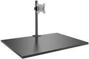Lindy Single Display Short Bracket w - Pole & Desk Clamp - Tischhalterung f&uuml;r
