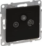 Legrand SEANO Enddose TV-R-SAT f. 765369 HD-TV in der Farbausf&uuml;hrung sw...