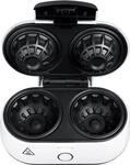 Adler Waffeleisen f&uuml;r 2 Waffelk&ouml;rbchen - AD 3062, f&uuml;r 2 Backformen, 1400 W (AD