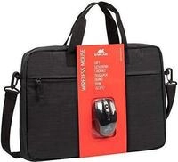 Rivacase 8038 + WIRELESS MOUSE Notebooktasche 39,6 cm (15.6 ) Aktenkoffer Schwarz