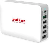 ROLINE 19.11.1055 Ladeger&auml;t f&uuml;r Mobilger&auml;te Universal Wei&szlig; AC Schnellladung