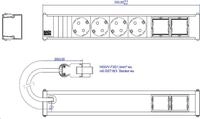 Bachmann Steckdosenleiste CONI 4xCEE7/3 912.703 (912.703)