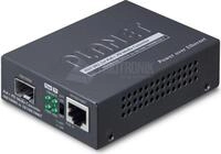 PLANET Industrial 10/100/1000T to 100/1000X SFP Gigabit Converter, 802.3at PoE+