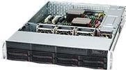 Super Micro Supermicro SC825 TQC-R802LPB - Rack-Montage 2U - enhanced E-ATX -