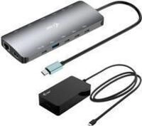 i-tec USB-C Metal NanoDock 2xHDMI 1xUSB-C Video 1xGLAN 1xAudio/Mic 1xSD/microSD 1xUSB
