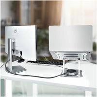 StarTech.com Laptop Stand for Desk, Ergonomic Laptop Stand Adjustable Height,