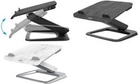 Fellowes Notebook-St&auml;nder Hana Series, wei&szlig; f&uuml;r Notebooks bis 43,18 cm (17),