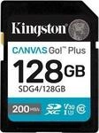 Kingston Canvas Go! Plus - Flash-Speicherkarte - 128 GB - SDXC UHS-I (SDG4/128GB)