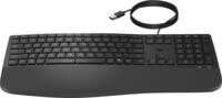 HP 485 Comfort Wired Keyboard - Volle Gr&ouml;&szlig;e (100%) - Kabelgebunden - USB - Membran