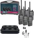 Albrecht 6er Kofferset Tectalk Worker 3 29827 PMR-Funkger&auml;t 6er Set (29827)