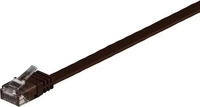 Wentronic 95897, Wentronic Goobay CAT 6 Flach-Patchkabel, U/UTP, Dunkelbraun, 5 m -