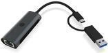 ICY BOX IB-LAN301-C3 - Kabelgebunden - USB Type-A/USB Type-C - Ethernet - 2500 Mbit/s