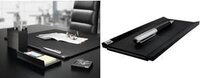 sigel Stifteschale cintano S, saphirschwarz aus Lederimitat, mit Soft-Touch