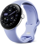 Google Pixel Watch 4 - 41 mm - Aluminium silber poliert - Wear OS Smartwatch - Iris