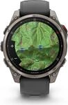 Garmin Fenix 8 Pro - 47 mm - Titan - Sportuhr mit Riemen - Silikon - graphite/black -