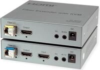 ROLINE KVM-Verl&auml;ngerung via LWL USB+ HDMI 4K60 20km (14.01.3363)