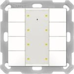MDT technologies Taster Plus 55 8-fach, Reinwei&szlig; mat BE-TA55P8.02 (BE-TA55P8.02)