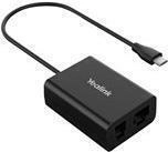 Yealink EHS60 - Kabelloser Headset-Adapter f&uuml;r drahtloses Headset, VoIP-Telefon