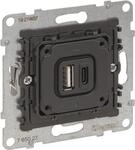 Legrand SEANO Einsatz 2f 765027 USB-Ladesteckdose Typ A+C m.Ladestrom 3 5 (765027)