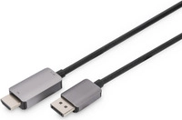 DIGITUS - Videoadapter - DisplayPort m&auml;nnlich zu HDMI m&auml;nnlich - 1.8 m -
