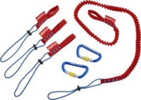 KNIPEX - Tool adapter strap with carabiner set - 6 St&uuml;cke (00 50 04 T BK)