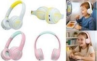 LogiLink BT0073BL On Ear Kopfh&ouml;rer Bluetooth kabelgebunden Hellblau Gelb Faltbar