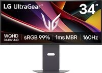 LG 34G600A-B, 86,4 cm (34), 3440 x 1440 Pixel, Wide Quad HD, LCD, 5 ms, Schwarz