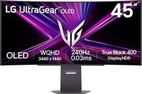 LG UltraGear 45GX900A-B 45 OLED Curved Gaming-Monitor WQHD 240 Hz 0,03 ms