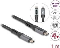 Delock - USB-Kabel - 24 pin USB-C (M) zu 24 pin USB-C (M) - USB4 Gen 3x2 -