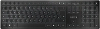 CHERRY KW 9100 SLIM - Tastatur - 100% - full size - kabellos - 2.4 GHz, Bluetooth 4.0