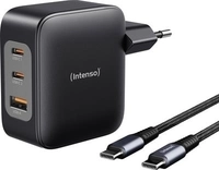 Intenso W100ACC+C520C black USB-C&reg; Adapter 100 W USB-A, USB-C&reg; Schwarz (7810010)