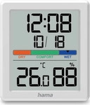 Hama 00185892, Hama Thermometer und Hygrometer Paros, digital, f&uuml;r innen, Wei&szlig;