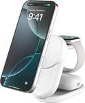 Belkin UltraCharge - Kabelloses Ladeger&auml;t - 3-in-1, magnetisch, faltbar, mit Qi2 +