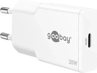 Wentronic 75728, Wentronic Goobay 75728 - USB-Ladeger&auml;t 20 W 1x USB-C GaN Slim wei&szlig;