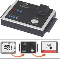 Renkforce 1fach Festplatten-Kopierstation SATA mit L&ouml;schfunktion (RF-3390044)